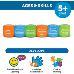 Learning Resources Lets Talk Cubes Conversation Starters