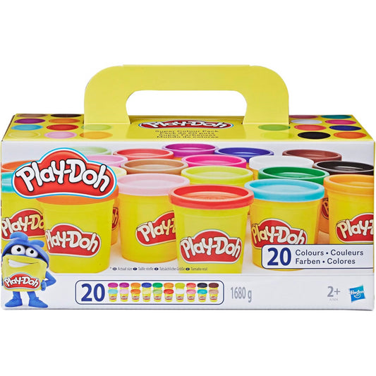 Play-Doh Super Color Pack 20 Colours Kids Creative Craft Set