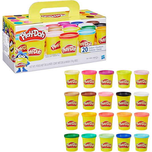 Play-Doh Super Color Pack 20 Colours Kids Creative Craft Set