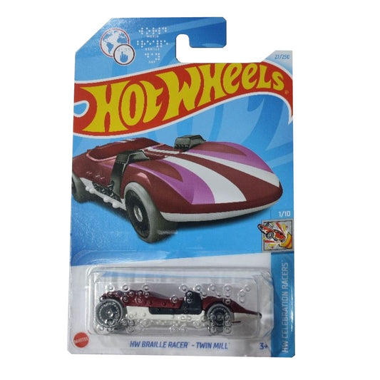 Hot Wheels Die-Cast Vehicle Braille Racer - Twin Mill 2