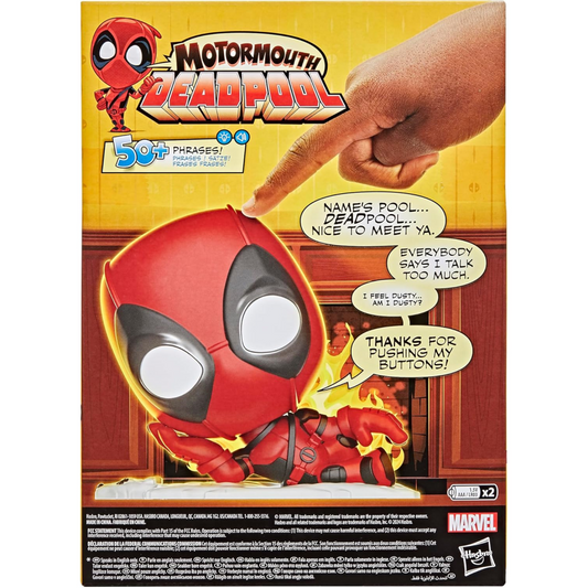 Marvel Motormouth Deadpool Figure Action Toy