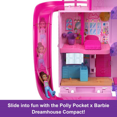 Polly Pocket Barbie Dreamhouse Compact Doll Playset