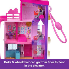 Polly Pocket Barbie Dreamhouse Compact Doll Playset
