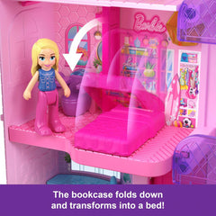 Polly Pocket Barbie Dreamhouse Compact Doll Playset