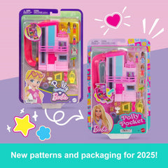 Polly Pocket Barbie Dreamhouse Compact Doll Playset