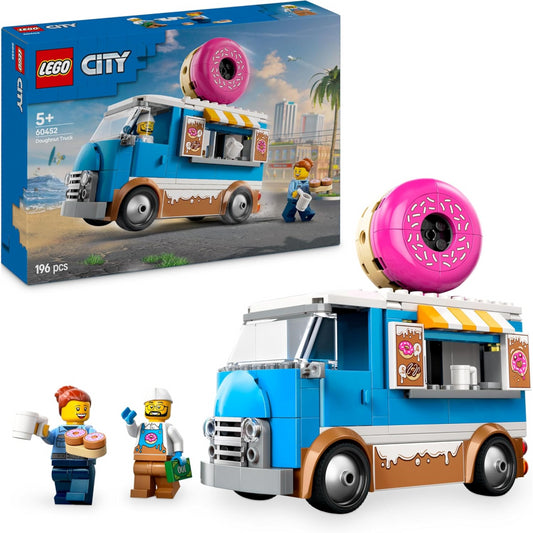 Lego City 60452 Doughnut Truck Construction Playset