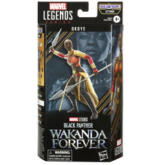 Marvel Legends Series OKOYE Figure 3 Black Panther Wakanda Forever (BUILD A FIGURE: ATTUMA-HEAD)