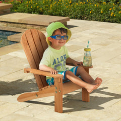 KidKraft Adirondack Garden Wooden Deck Outdoor Chair for Kids