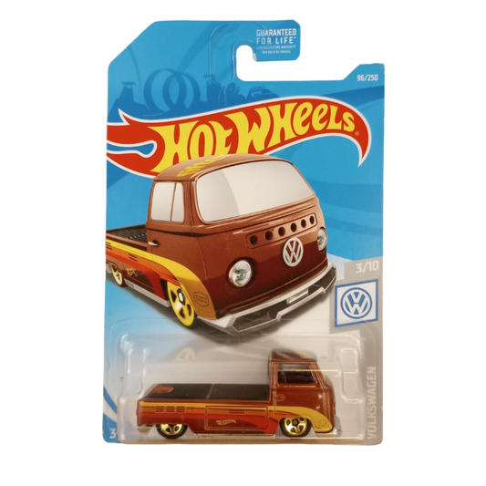 Hot Wheels Die-Cast Vehicle Volkswagen T2 Pickup Brown