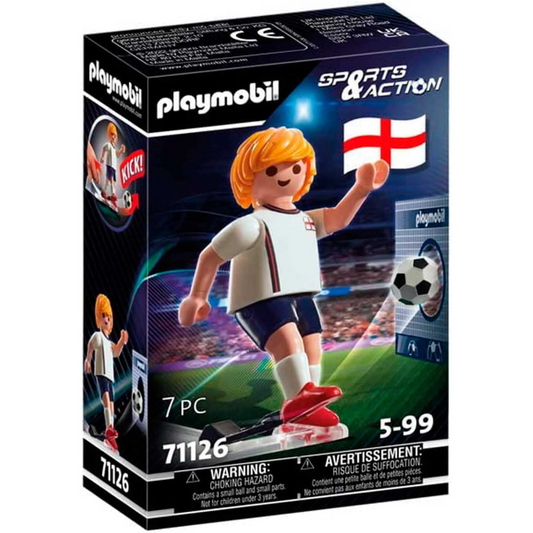 Playmobil 71126 Football Player - Team England 7pc