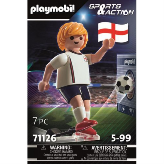 Playmobil 71126 Football Player - Team England 7pc