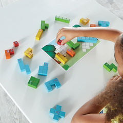 Learning Resources Wooden Building Blocks Set Kids Early Learning Toy