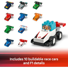 Lego Duplo 10445 Formula 1 Team Race Cars & Drivers Set