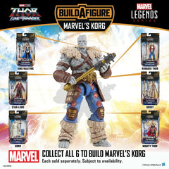 Marvel Legends Series GROOT Figure 6 Thor Love and Thunder (BUILD A FIGURE: MARVEL'S KORG-TORSO)