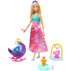 Barbie With Baby Dragons Dreamtopia Doll and Accessories