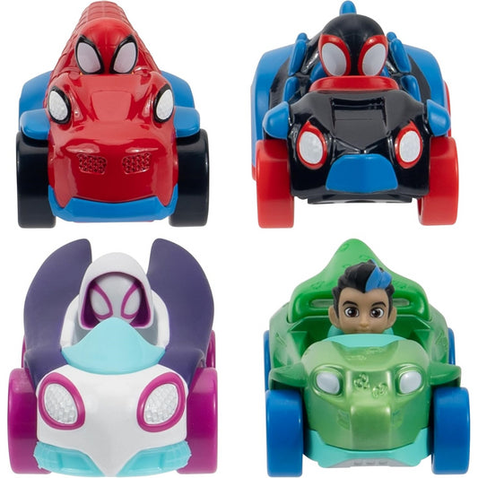 Marvel Spidey and His Amazing Friends Amazing Metals Dino-Webs 4-Pack