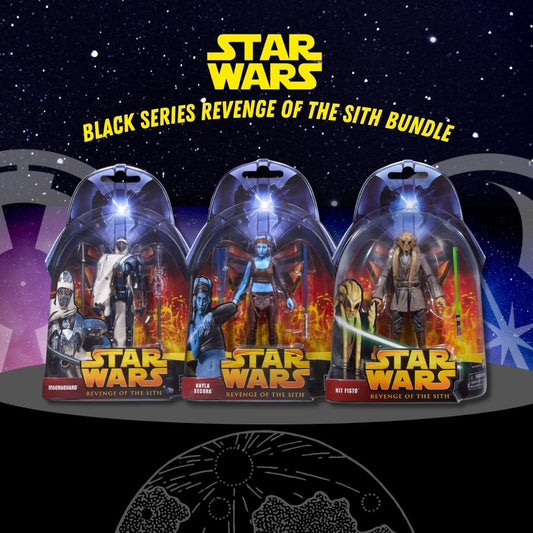 Star Wars The Black Series Revenge Of The Sith Figures Bundle
