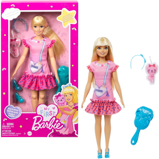 Barbie My First Barbie Malibu Doll with Soft Touch Poseable Body