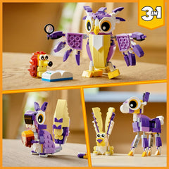 Lego Creator 31125 3 in 1 Fantasy Forest Creatures Playset