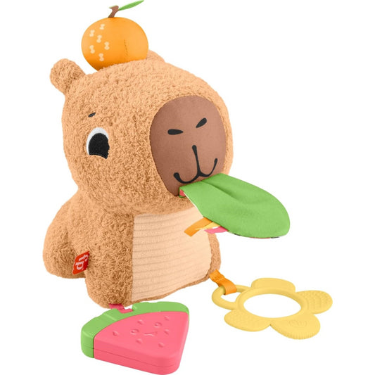 Fisher-Price Snuggly Snacky Capy Plush Toy Kids