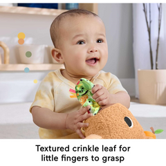 Fisher-Price Snuggly Snacky Capy Plush Toy Kids