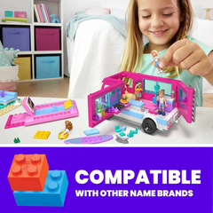 Mega Construx Barbie Building Toy Set Dream Camper Adventure 580Pcs