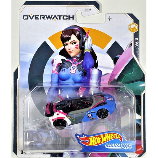 Hot Wheels Character Cars Overwatch - Set of 6 Cars