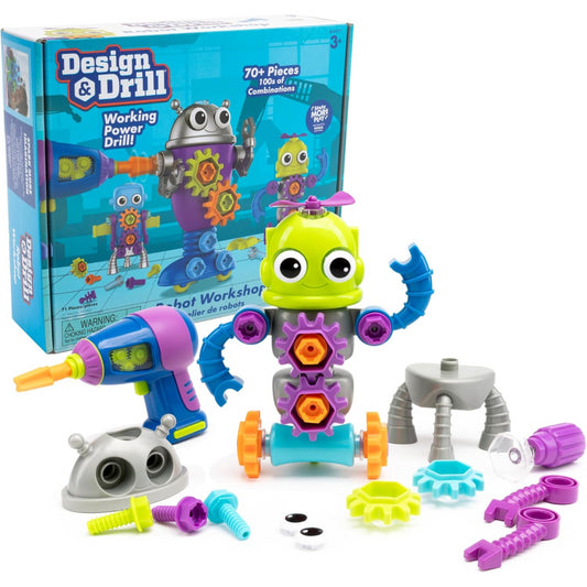 Learning Resources Educational Insights Design & Drill Robot Workshop STEM Toy