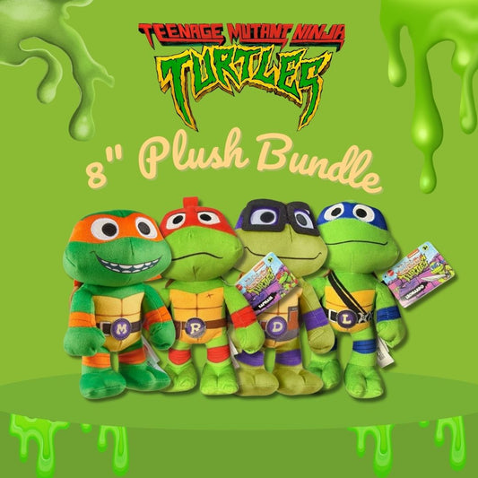 Teenage Mutant Ninja Turtles 8" Plush Bundle