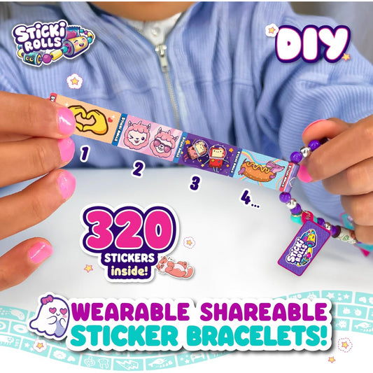 Sticki Rolls Sticki Station Activity Set With 320 Stickers