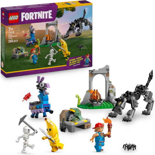 Lego Fortnite 77075 Peely & Sparkplugs Camp Building Set