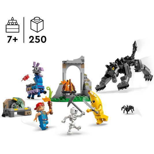 Lego Fortnite 77075 Peely & Sparkplugs Camp Building Set