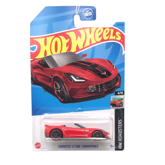 Hot Wheels Die-Cast Vehicle Corvette C7 Z06 Convertible