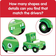 Learning Resources Numberblocks Mini Vehicles STEM Counting Toy Set