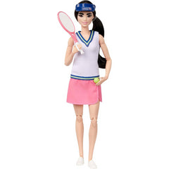 Barbie Doll Made To Move Tennis Player and Accessories