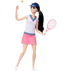 Barbie Doll Made To Move Tennis Player and Accessories
