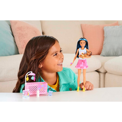 Barbie Doll Crib Playset with Skipper Sleepy Eyes Baby Sleepy Eyes Furniture