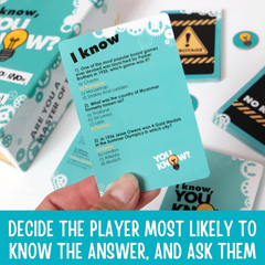 Boxer Gifts I Know You Know Family Party Game