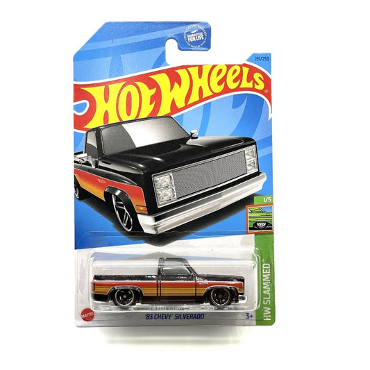 Hot Wheels Die-Cast Vehicle Chevy Silverado 1983