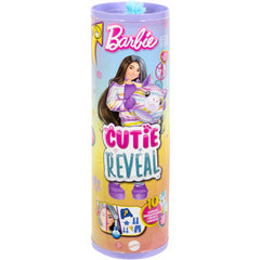 Barbie Cutie Reveal Colourful Dreams Series Soft Plush & 10 Surprises - Zebra