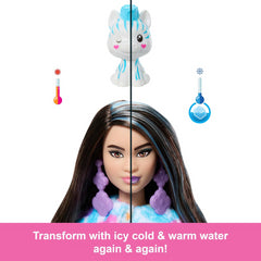 Barbie Cutie Reveal Colourful Dreams Series Soft Plush & 10 Surprises - Zebra