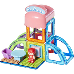 Magformers Town 22 Piece Ice Cream Shop Set