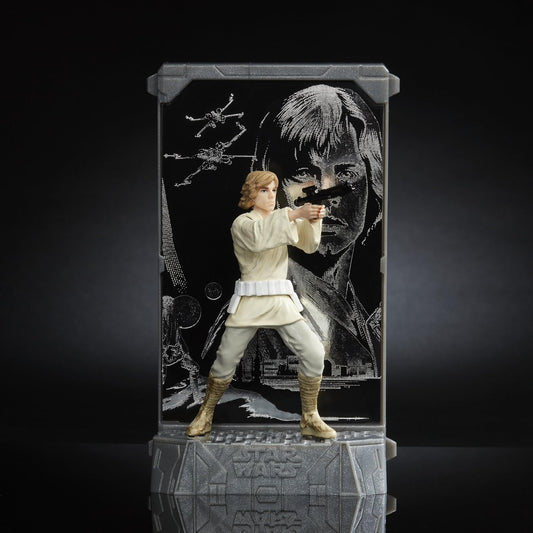 Star Wars The Black Series 03 LUKE SKYWALKER Figure Titanium Series
