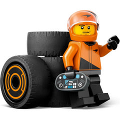 Lego City 60442 F1 Driver With Mclaren Race Car Construction Playset