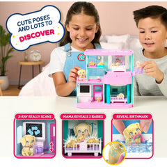 Little Live Pets Mama Surprise Baby Care Clinic Retriever Playset