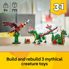 Lego Creator 31161 Medieval Dragon 3 in 1 Building Toy