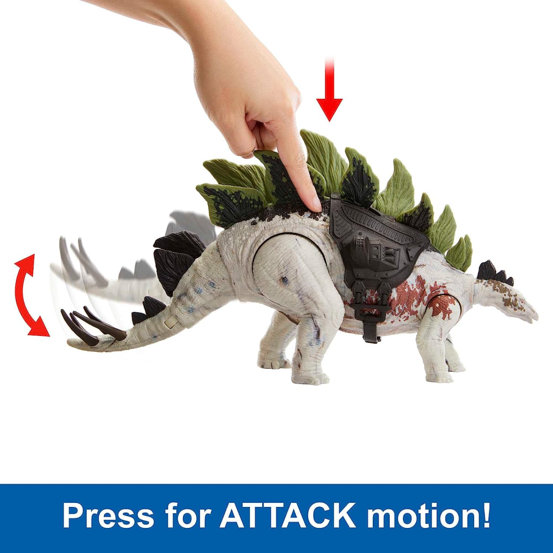 Jurassic World Dino Tracker Stegosaurus Action Figure Maqio