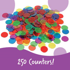 Learning Resources Transparent Counters Counting Tools for Math Activities