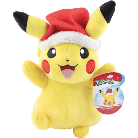 Pokemon Santa Hat Pikachu 8-Inch Plush Soft Toy