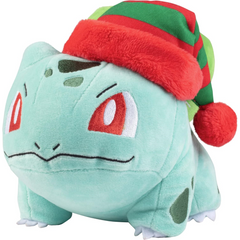 Pokemon Bulbasaur With Striped Hat 8-Inch Plush Soft Toy